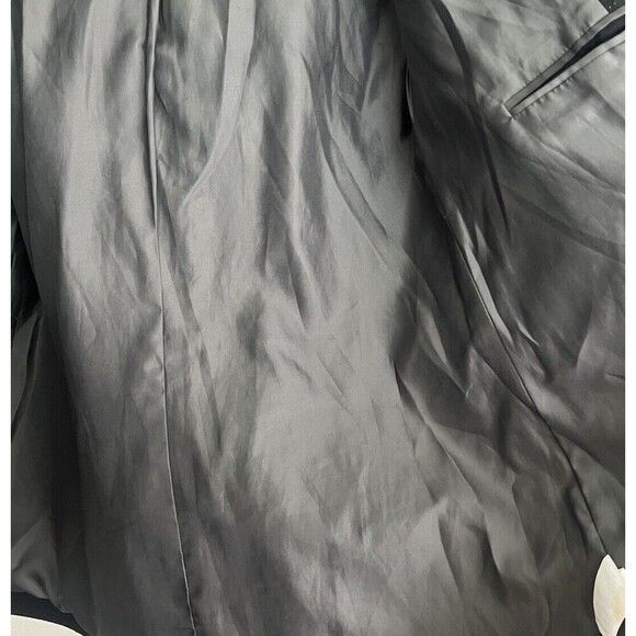 J Crew Cocoon Coat Italian Stadium Cloth Nello Gori Hooded Wool Black Heavy 2 - Picture 7 of 9